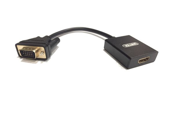 Cáp chuyển VGA -> HDMI UNITEK V112ABK