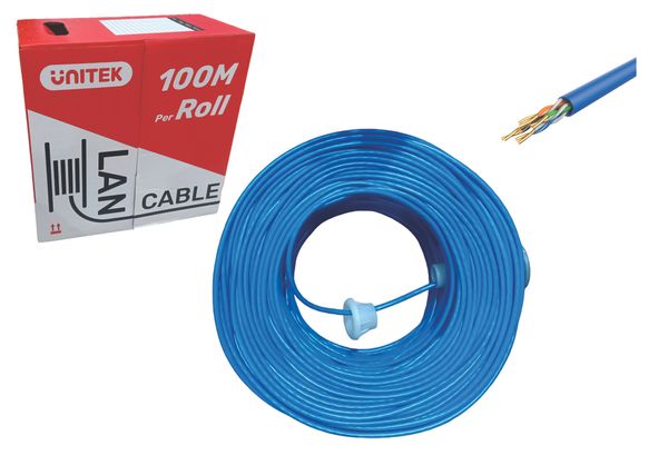 Cáp mạng Cat5E FTP cuộn 100m UNITEK C18141ABL