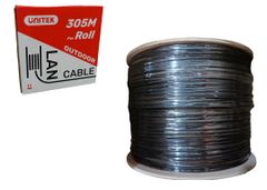 Cáp UTP 305m Cat5 0.43BC C18137GY đen UNITEK