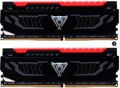 Ram Patriot VIPER LED 16G (2 x 8GB) 16GB D4-2666 CL15 Red LED Black HS Dual Kit (PVLR416G266C5K)