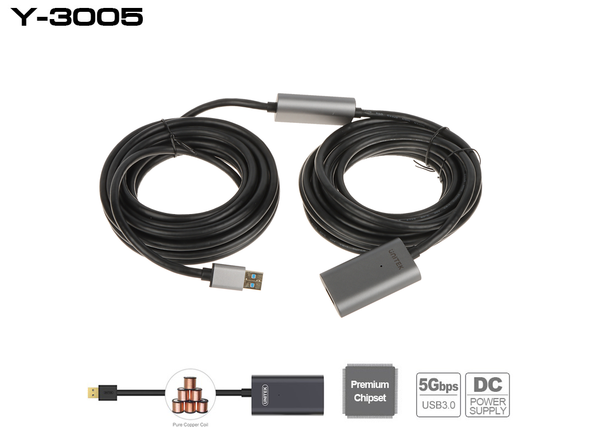 Cáp USB nối dài 3.0 10m Y-3005 UNITEK