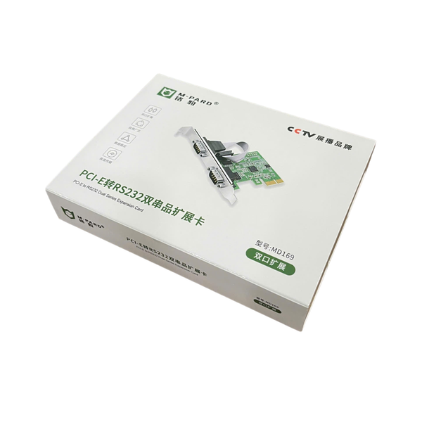 Card PCI-E sang cổng RS232 kép M-PARD MD169