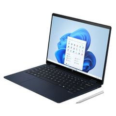 Laptop - Máy tính xách tay HP Envy x360 14-fc0091TU A19C1PA (Ultra 5 125U/ 16GB/ 1TB SSD/ 14.0inch OLED Touch/ Win11/ Blue/ Vỏ nhôm/ Pen)