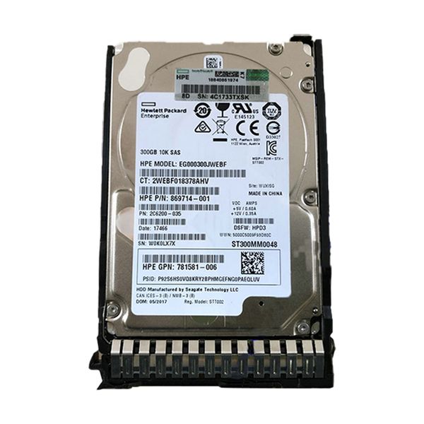Ổ cứng HDD HPE 300GB SAS 12G Enterprise 10K SFF (2.5in) SC-872475-B21