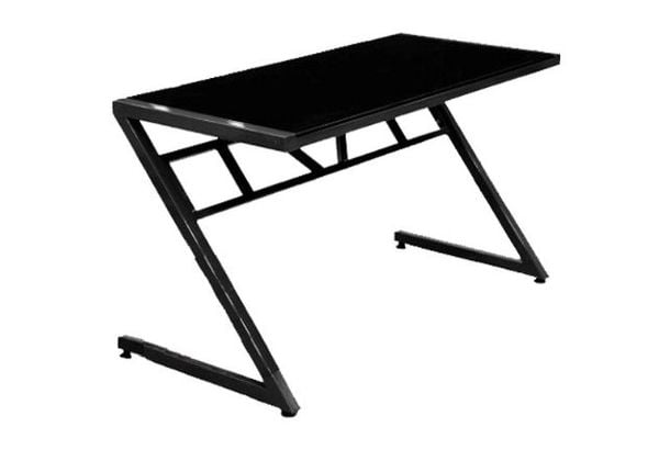 BÀN GAMING CHÂN Z MẶT GỖ MÀU ĐEN