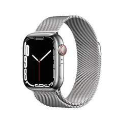 Apple Watch Series 7 Silver Steel (LTE) 45mm-MKJW3 (J/A)