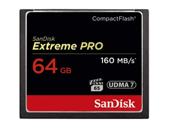 Thẻ Nhớ CompactFlash (CF) SanDisk Extreme Pro 64GB 1067X SDCFXPS-064G-X46