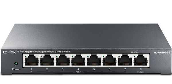 Switch TP-LINK TL-RP108GE 8-Port Gigabit Managed Reverse PoE