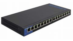 Linksys LGS116P 16-Port Business Desktop Gigabit POE + Switch