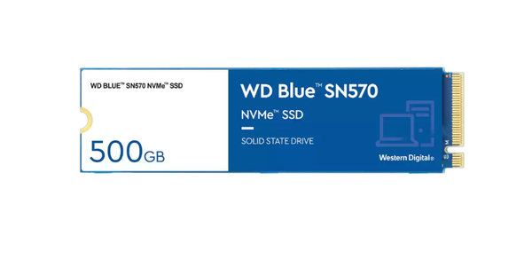 Ổ cứng SSD WD Blue SN570 500GB M.2 2280 NVMe Gen3 x4 (WDS500G3B0C)