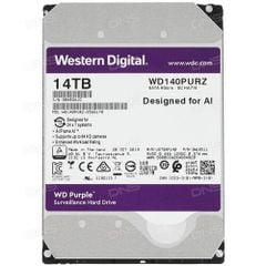 Ổ cứng HDD Western Purple 14TB 3.5 inch, 7200RPM, SATA3, 512MB Cache (WD140PURZ)