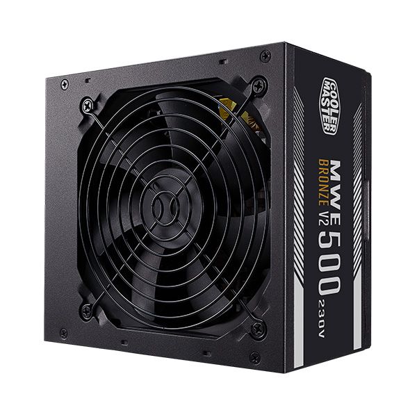 Nguồn máy tính Cooler Master MWE V2 230V 500W Plus Bronze (80 Plus Bronze/Màu Đen)