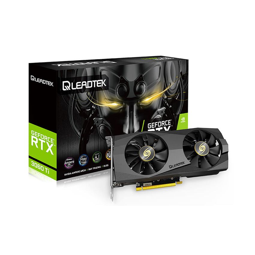 Card màn hình LEADTEK WinFast RTX 3060Ti HURRICANE (8GB GDDR6, 256-bit, HDMI +DP, 1x8-pin)