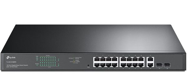 Switch TP-LINK TL-SG1218MPE 18-Port Gigabit with 16-Port PoE+ Easy Smart