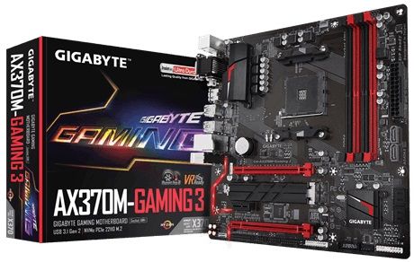 Mainboard Gigabyte AX370M-Gaming 3 (Chipset AMD X370/ Socket AM4/ VGA onboard)