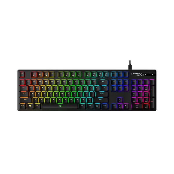 Bàn phím cơ Kingston HyperX Alloy Origins (USB/Led RGB/Aqua Switch/Black) (HX-KB6AQX-US)