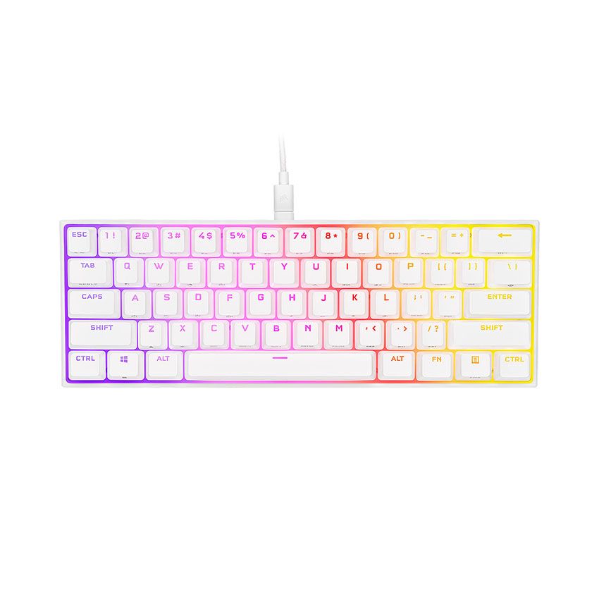 Bàn phím cơ Corsair K65 RGB Mini White Speed sw (USB) (CH-9194114-NA)