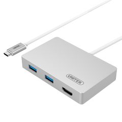 Hub USB 3.0 2 Ports + HDMI Unitek  (Y-3707) Type-C