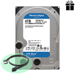 Ổ cứng HDD WD Blue 4TB 3.5 inch SATA III 256MB Cache 5400RPM (WD40EZAZ)