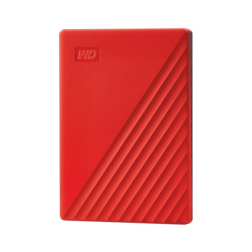 Ổ cứng di động Western Digital My Passport 4Tb USB3.2 (WDBPKJ0040BRD)- Đỏ