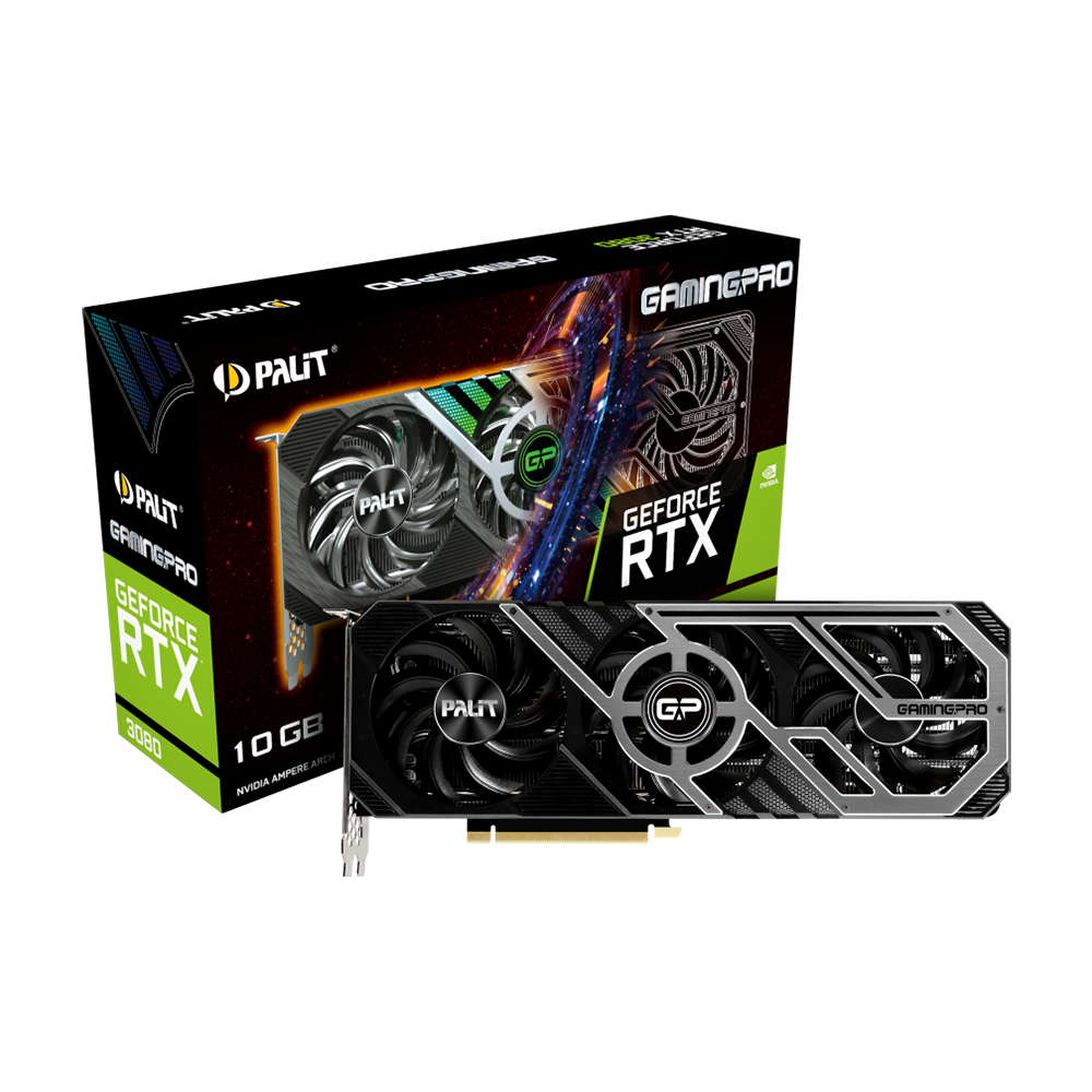 Card màn hình Palit GeForce RTX 3080 GamingPro 10GB GDDR6X (NED3080019IA-132AA)