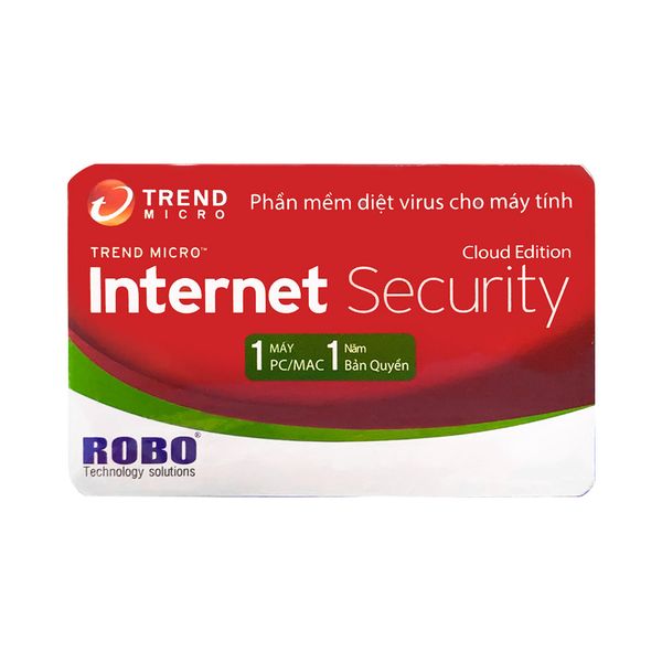 Phần mềm diệt Virus Trend Micro Internet Security (1 thiết bị/1 năm)