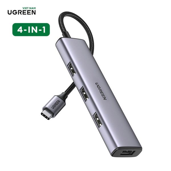 Bộ chia USB Type-C ra 4 cổng USB 3.0 Ugreen 20841