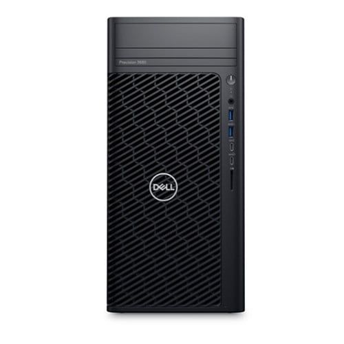 Máy tính trạm Dell Precision 3680 Tower, i9-14900, 32GB, 256GB SSD, 2TB HDD, NVIDIA T1000 8GB, KB, M, PSU 500W, Ubuntu, 3Y WTY
