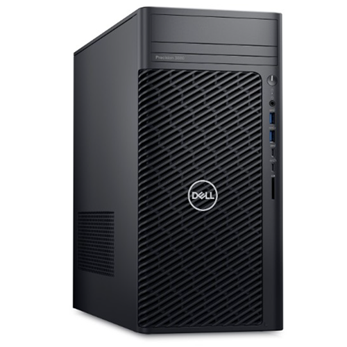 Máy tính trạm Dell Precision 3680 Tower, i9-14900, 32GB, 256GB SSD, 2TB HDD, NVIDIA T1000 8GB, KB, M, PSU 500W, Ubuntu, 3Y WTY