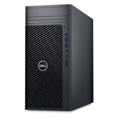 Máy tính trạm Dell Precision 3680 Tower, i9-14900, 32GB, 256GB SSD, 2TB HDD, NVIDIA T1000 8GB, KB, M, PSU 500W, Ubuntu, 3Y WTY
