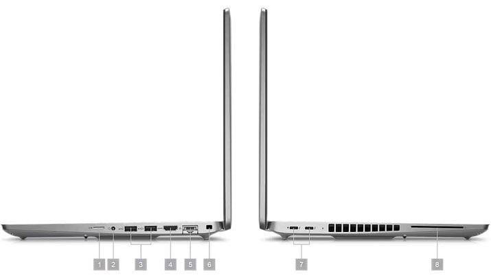 Laptop - Máy tính xách tay Dell Precision 3581 Core i7-13800H RAM 32GB SSD 512GB RTX A1000 6G 15.6-inch FHD Windows 11 Pro
