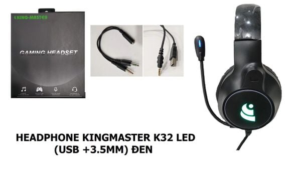 Tai nghe gaming Kingmaster K32 Led
