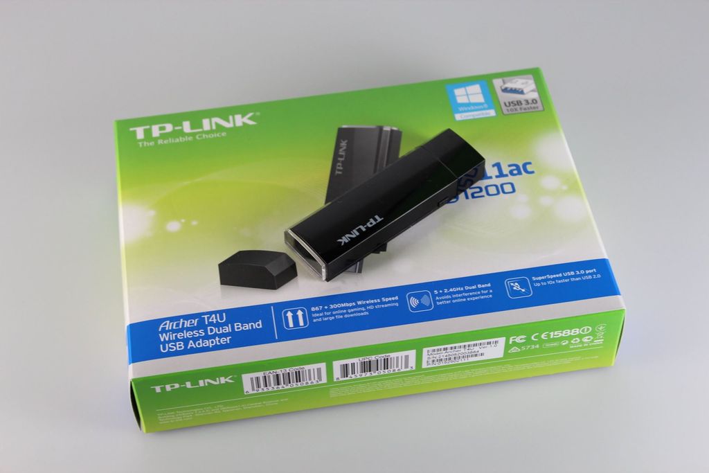 Card mạng không dây USB TP-Link Archer T4U AC1300 Dual Band Wireless
