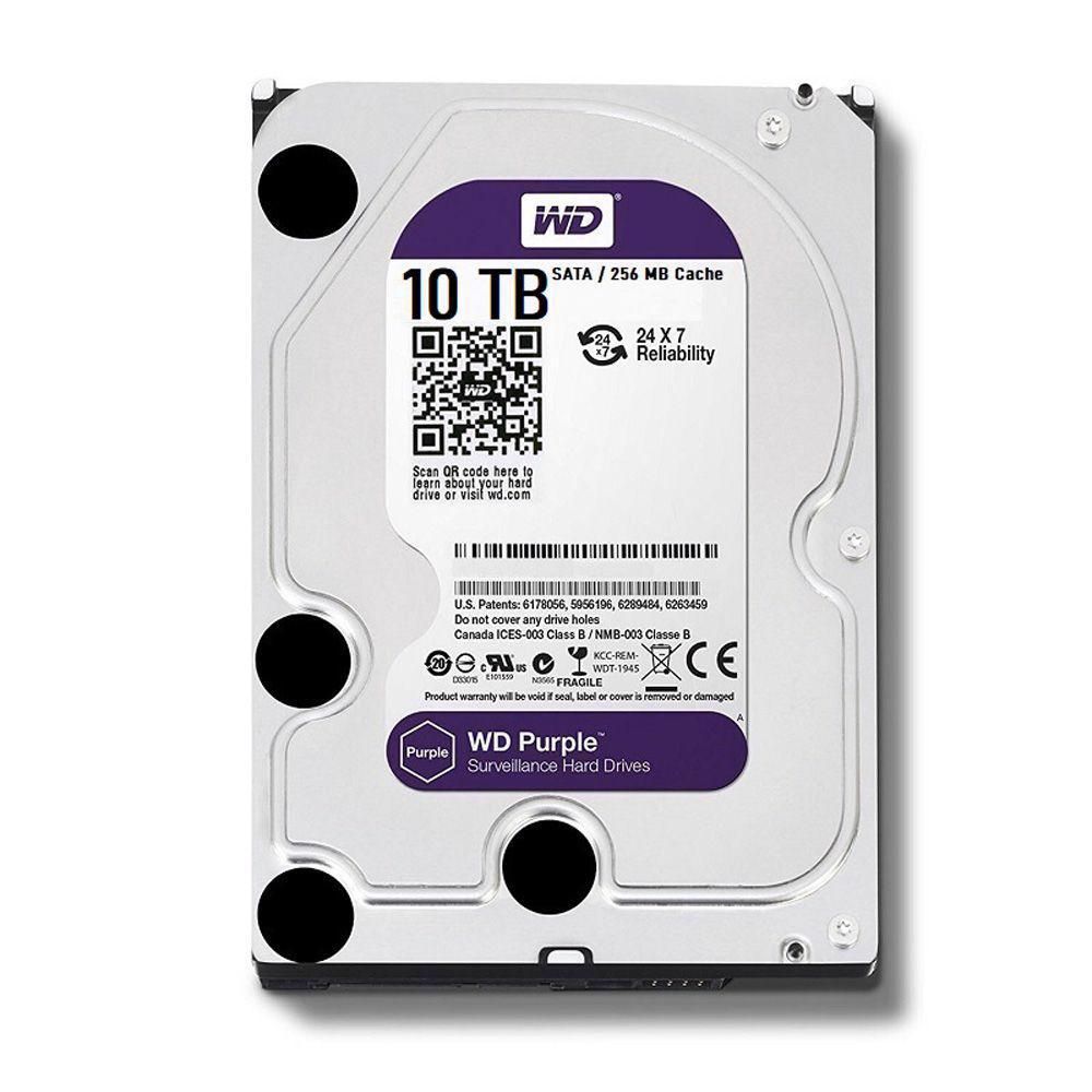 Ổ cứng HDD WD Purple 10TB 3.5 inch SATA III 256MB Cache 7200RPM WD102PURZ