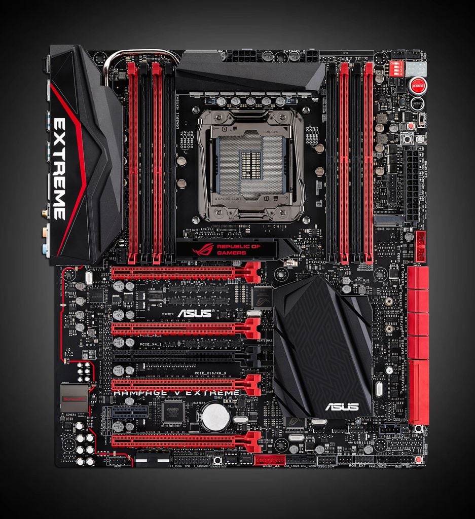 ASUS RAMPAGE V EXTREME X99 動作確認済み Asus' Rampage V Extreme X99 Motherboard Spotted | Tom's Hardware