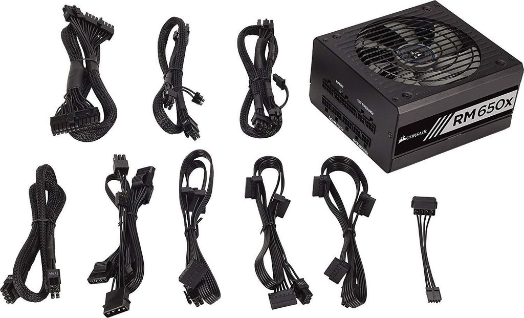 Nguồn Máy tính Corsair - RM650x - 80 Plus Gold - Full Modul (CP-9020091-NA)