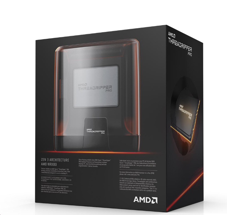 CPU AMD Ryzen Threadripper pro 5965WX (24C/48T, 3.8 GHz - 4.5 GHz, 128MB) - sWRX8