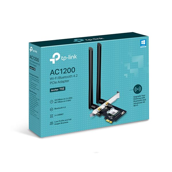 Card mạng không dây PCIE TP-Link Archer T5E AC1200Mbps Bluetooth