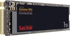 Ổ cứng SSD SanDisk SDSSDXPM2-1T00-G25 Extreme PRO 1 TB M.2 NVMe 3D SSD, Black