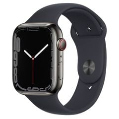 Apple Watch Series 7 (LTE) 45mm Viền Thép, Dây Cao Su (J/A)