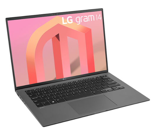 Laptop LG Gram 14Z90Q-G.AH75A5 (i7-1260P/16GB/512GB SSD/14.0WUXGA/VGA ON/WIN11/Grey/LED_KB)