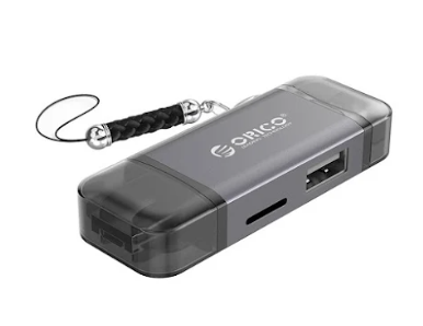 HUB 3 cổng USB 2.0 Orico 2CR61-GY (Xám)