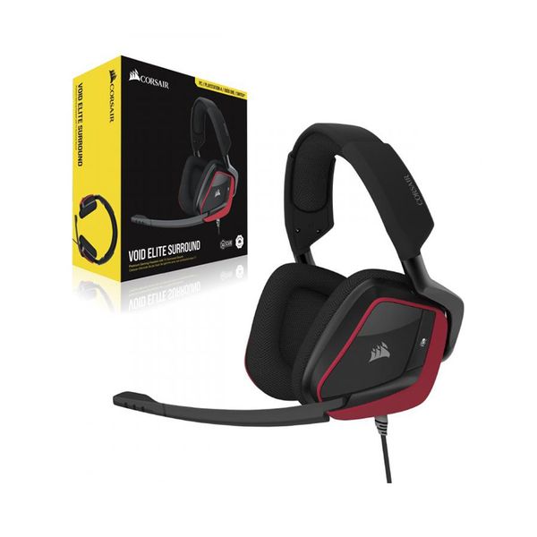 Tai nghe chơi game Corsair VOID ELITE Surround 7.1 Cherry - CA-9011206-AP