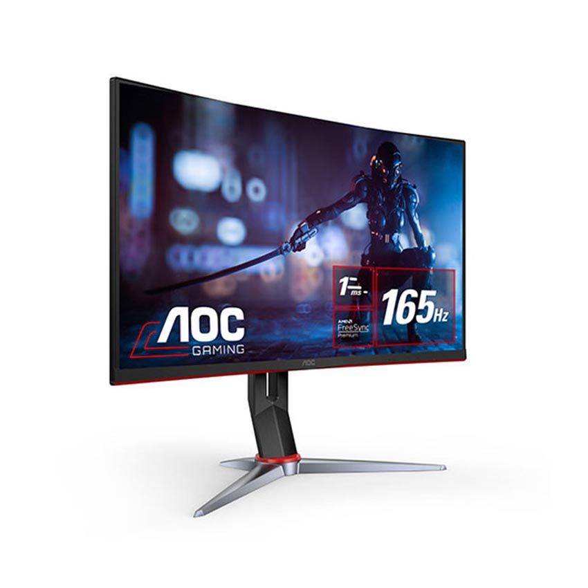 Màn hình AOC C27G2X/74 (27inch/FHD/VA/165Hz/1ms/250nits/HDMI+DP+VGA/Cong)