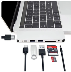 Bộ chia/Hub USB-C Hyperdrive Solo 7in 1 GN21D-SL