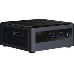 Máy bộ mini Intel NUC 10 NUC10i7FNHN Home & Business Desktop Mini Black (Intel i7-10710U 6-Core, 16GB RAM, 128GB PCIe SSD, Integrated Graphics, WiFi, Bluetooth, 1xHDMI, SD Card, Win 10 Pro)