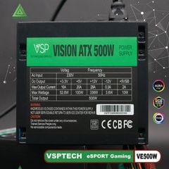 Nguồn  VSP VE500W LED Hồng RGB Sync (500W)