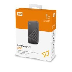 Ổ CỨNG DI ĐỘNG WD MY PASSPORT SSD 1TB XÁM USB 3.2 WDBAGF0010BGY-WESN