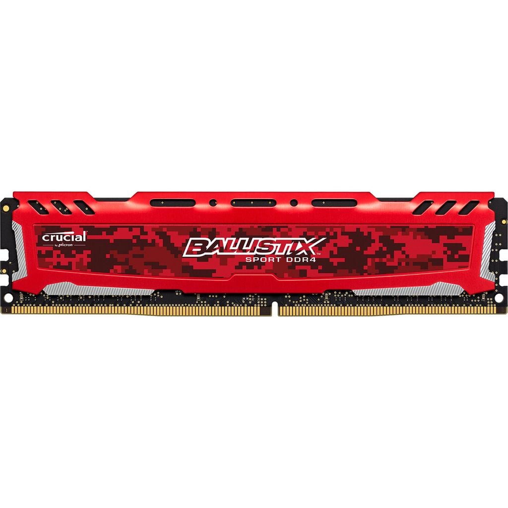 RAM Crucial Ballistix Sport LT Red 8Gb DDR4 2666 (BLS8G4D26BFSE)