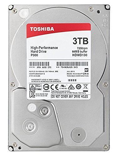 Ổ Cứng HDD Toshiba 3TB/64MB/7200rpm/3.5 - HDWD130UZSVA